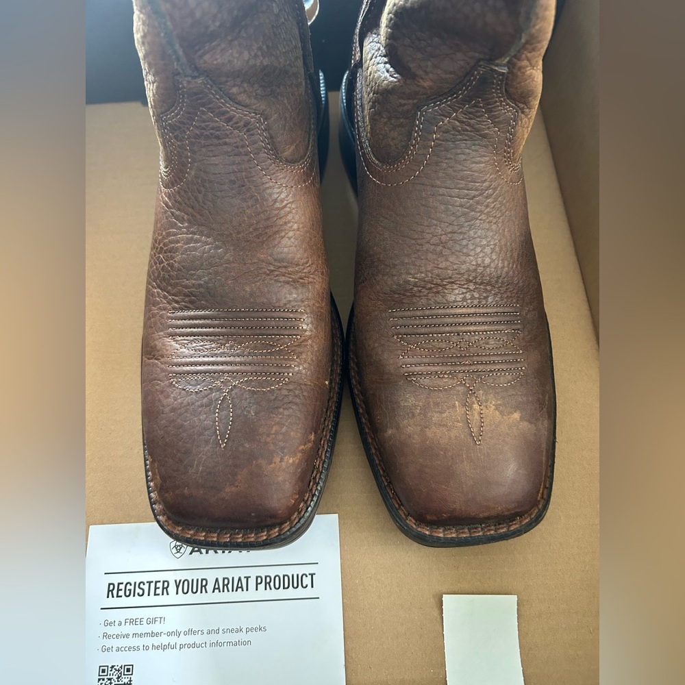Mens Ariat Ridgeback Rambler Cowboy Boots - Picture 8 of 11